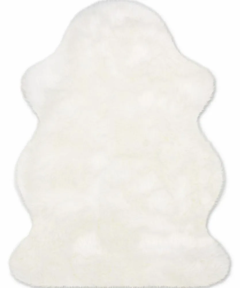 Fellteppich Lammfell 100 × 68 cm