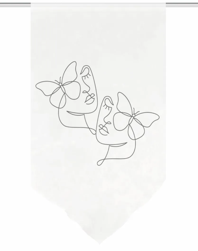 Fensterbehang Schmetterlinge 40 x 80 cm