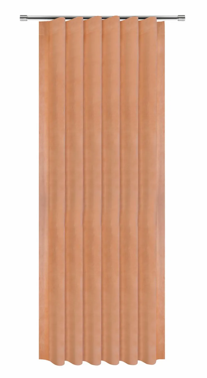 Fertiggardine Samt 135 x 300 cm