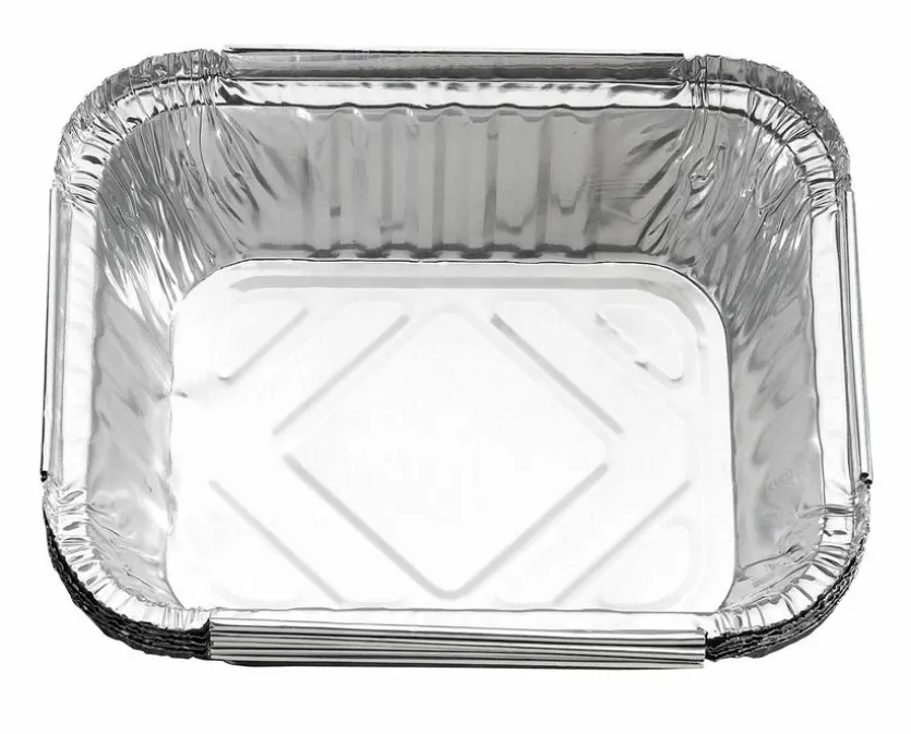 Fettauffangschalen 5 tlg. Alu 14,7 x 12,2 cm