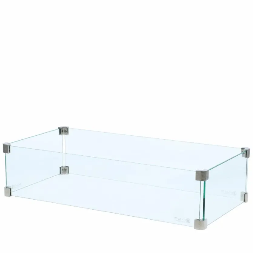 Feuerstellen-Glasaufsatz Cosi Straight Glas Set