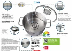 Fleischtopf Citrin 24 cm