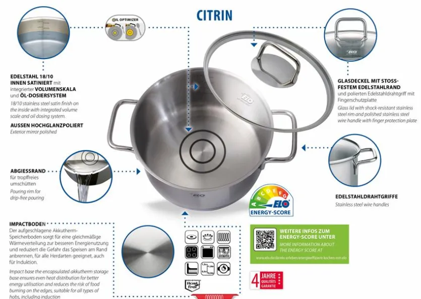 Fleischtopf Citrin 24 cm