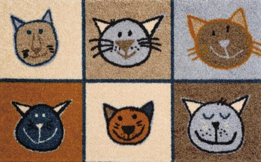 Fußmatte Miau Miau 50 x 75 cm