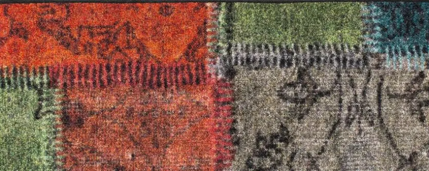 Fußmatte Vintage Patches 75 x 120 cm