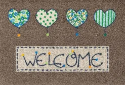 FuĂmatte Welcome Hearts 50 x 75 cm