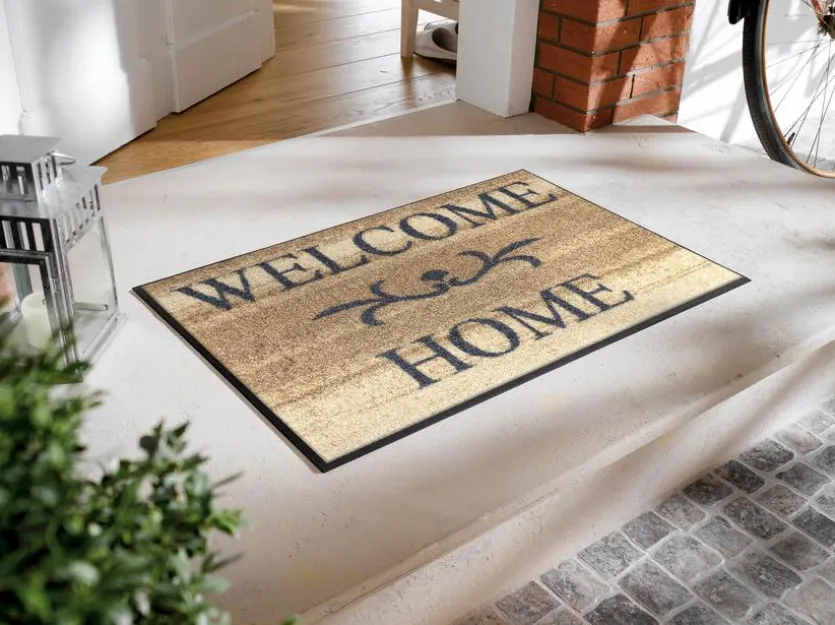 Fußmatte Welcome Home beige 40 x 60cm