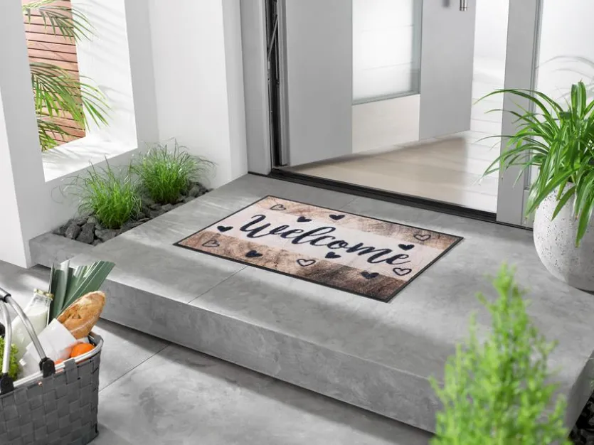 Fußmatte Wooden Welcome 50 x 75 cm
