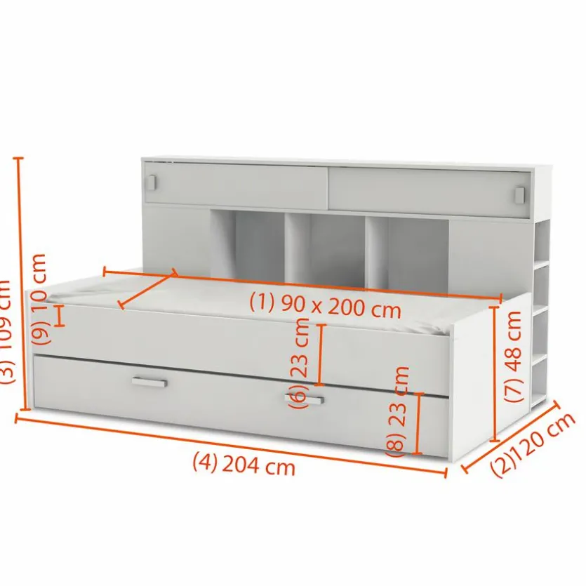 Funktionsbett Sherwood 90 x 200 cm