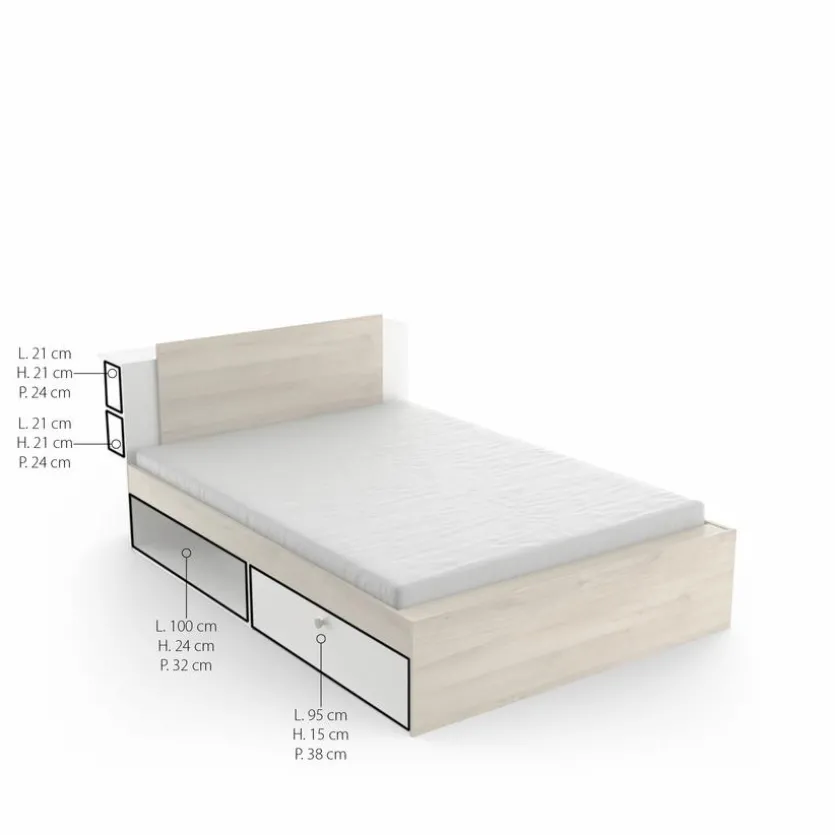 Funktionsbett Life 140x200 cm