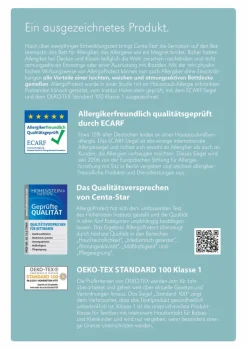 Ganzjahresbettdecke Allergo Protect 135 x 200cm