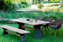 Gartenbank Nero 180 x 40 cm