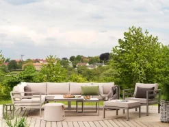 Gartenhocker Weldon 70 x 70 cm