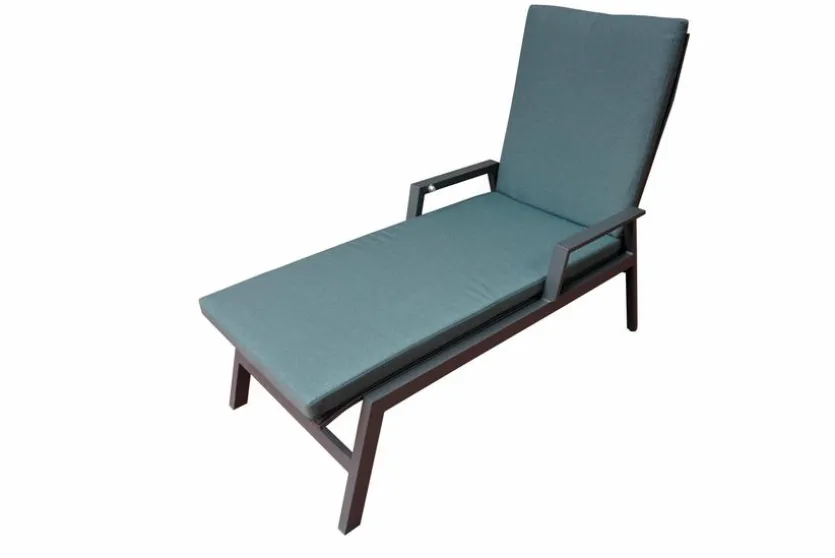 Gartenliegen-Auflage Deluxe Alu 200 x 60 cm