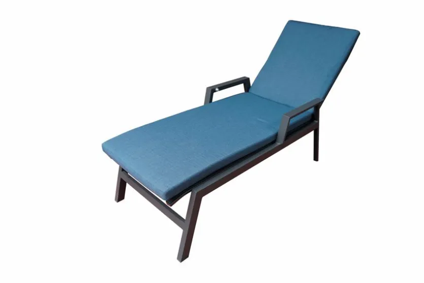 Gartenliegen-Auflage Deluxe Alu 200 x 60 cm