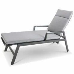 Gartenliegen-Auflage Deluxe Alu 200 x 60 cm