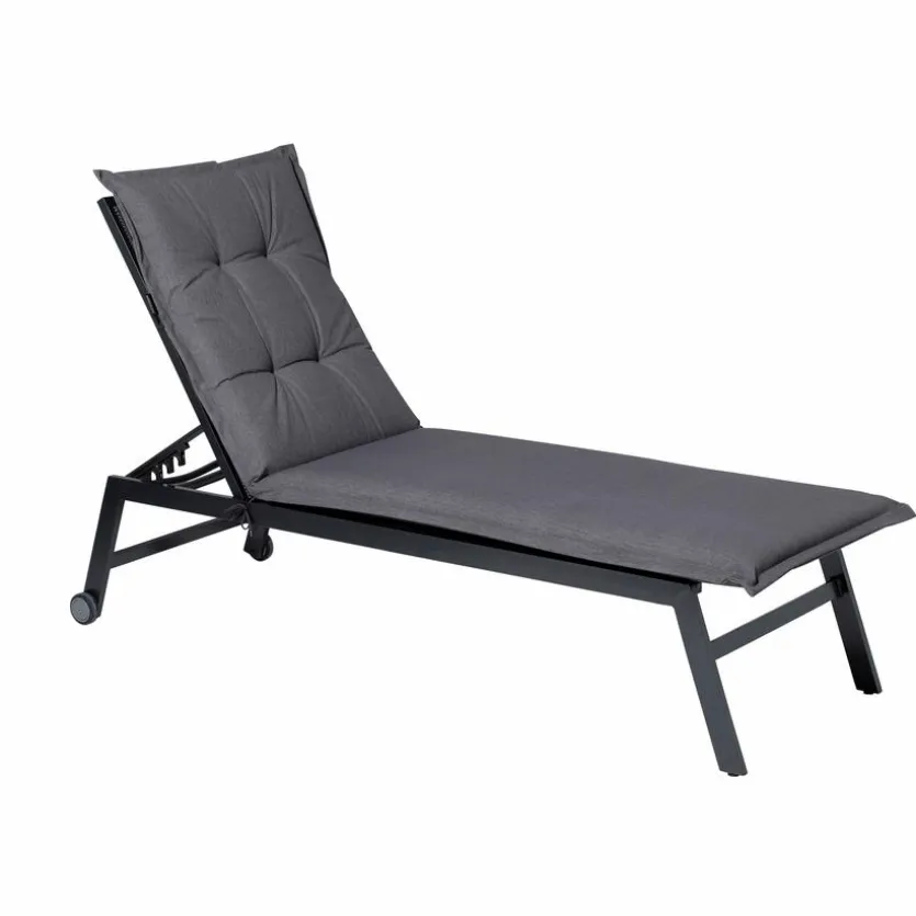 Gartenliegen-Auflage Oxford Grey 200 x 60 cm