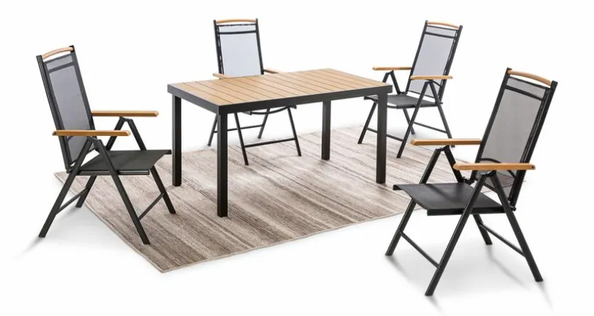 Gartenmöbel Set Merida 5-tlg.