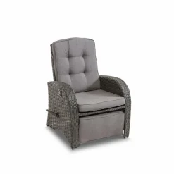 Gartensessel Deluxe Lounge Grau