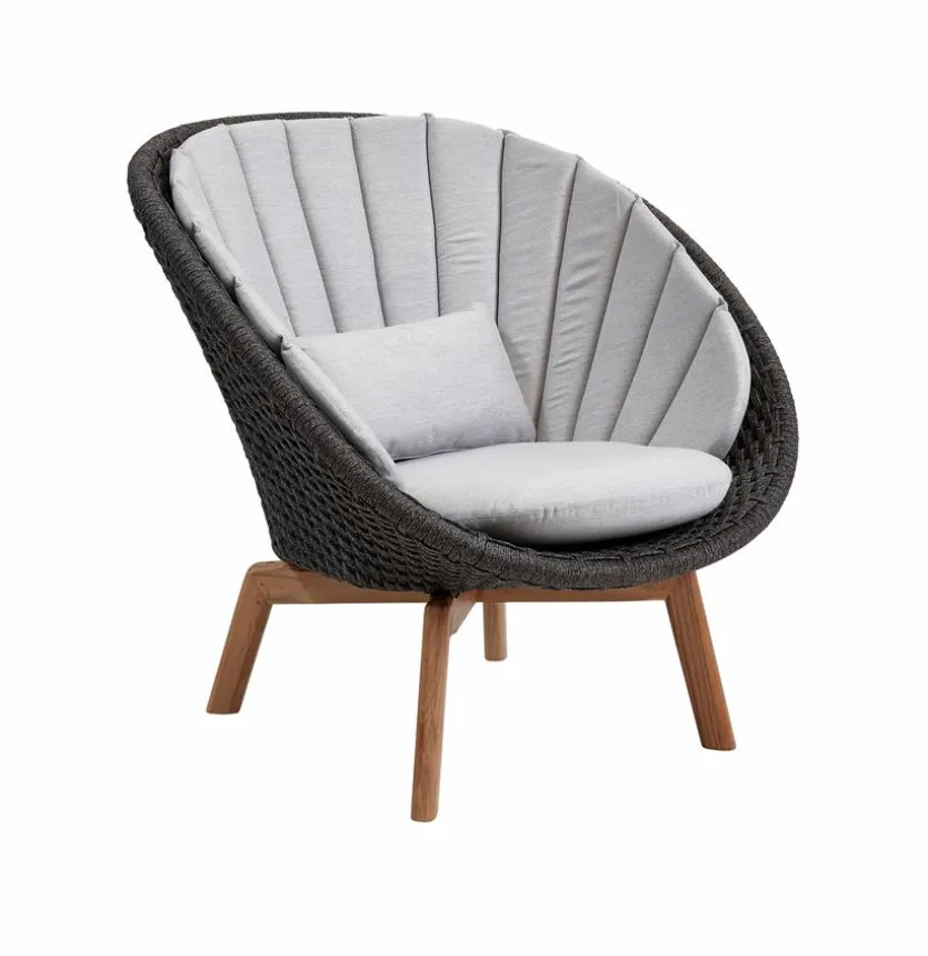 Gartensessel Peacock, dark grey