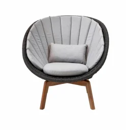 Gartensessel Peacock, dark grey