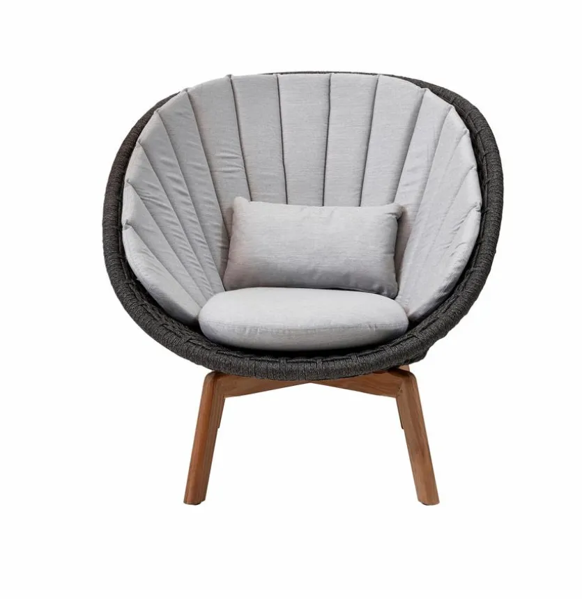 Gartensessel Peacock, dark grey