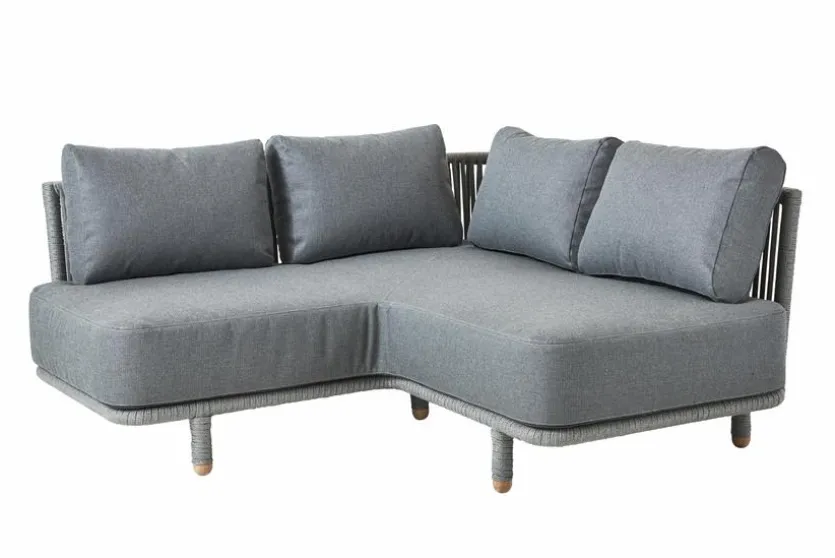 Gartensofa-Modul Moments, Cane-line Rope
