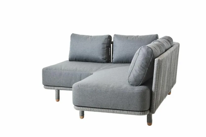 Gartensofa-Modul Moments, Cane-line Rope