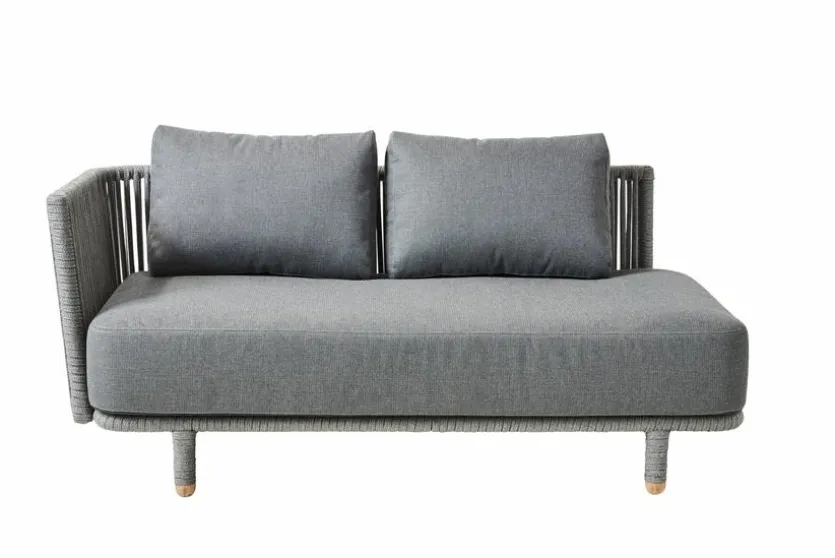 Gartensofa-Modul Moments, Cane-line Rope