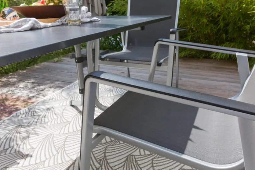 Gartenstuhl Kedline, Alu/Textilene