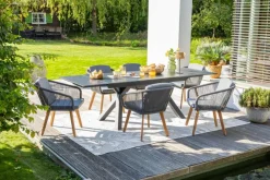 Gartentisch ausziehbar Rom 180/260 x 89,5 cm