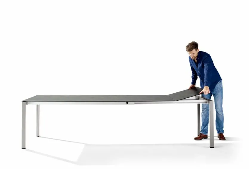 Gartentisch ausziehbar Vivodur 165/225/285 x 95 cm