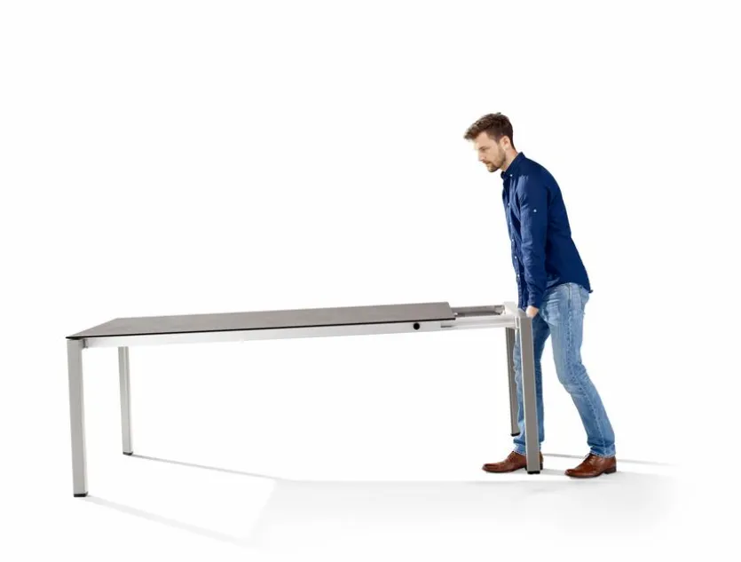 Gartentisch ausziehbar Vivodur 165/225/285 x 95 cm