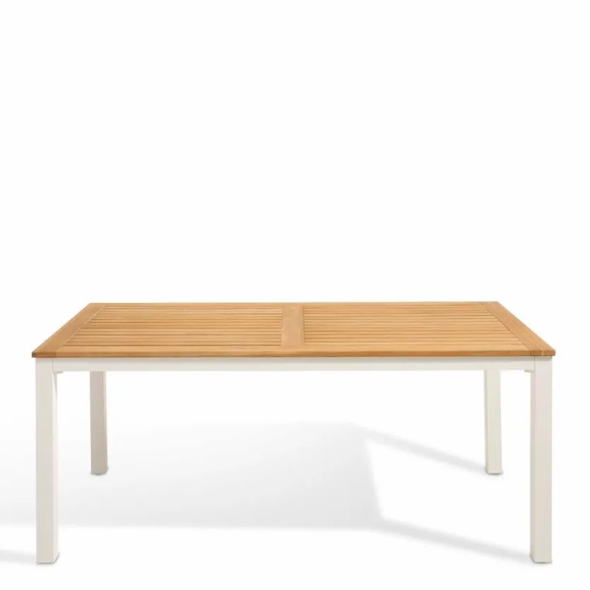 Gartentisch Verona160x90cm, Alu/Teak