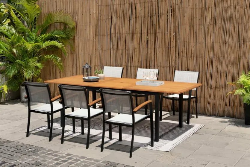 Gartentisch ausziehbar Kingsbury 180 x 100 cm