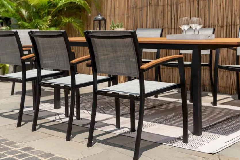 Gartentisch ausziehbar Kingsbury 180 x 100 cm