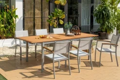 Gartentisch ausziehbar Kingsbury 180 x 100 cm