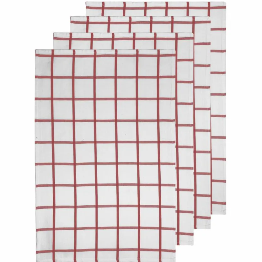 Geschirrtuch Grid 4tlg.