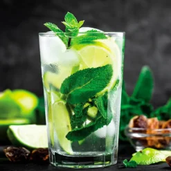 Glasbild 20 x 20 cm Mojito II