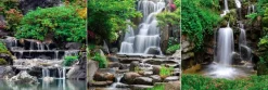 Glasbild 3tlg. Waterfall I