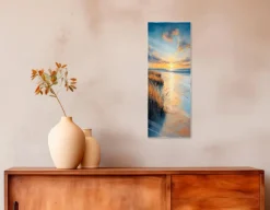 Glasbild 30 x 80 cm Atmospheric Beach III