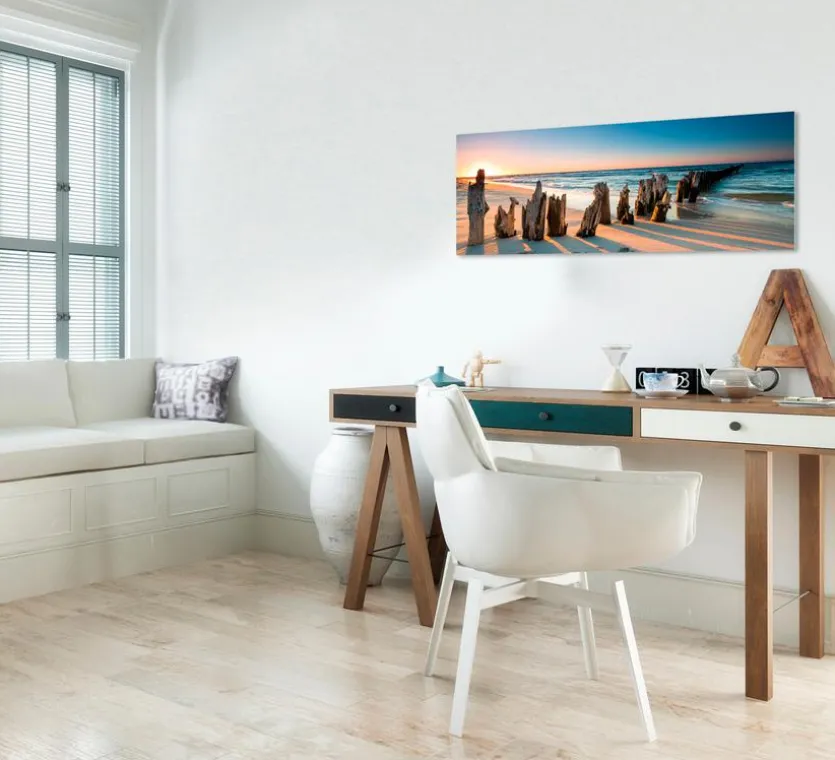 Glasbild 30 x 80 cm Beach III