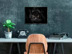 Glasbild 30 x 40 cm Black Panther III