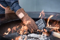 Grill-Handschuhe Zubehör braun