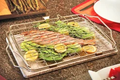 Grillkorb Fisch und Gemüsekorb