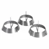 Grillring 3 Stück Edelstahl