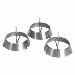 Grillring 3 Stück Edelstahl