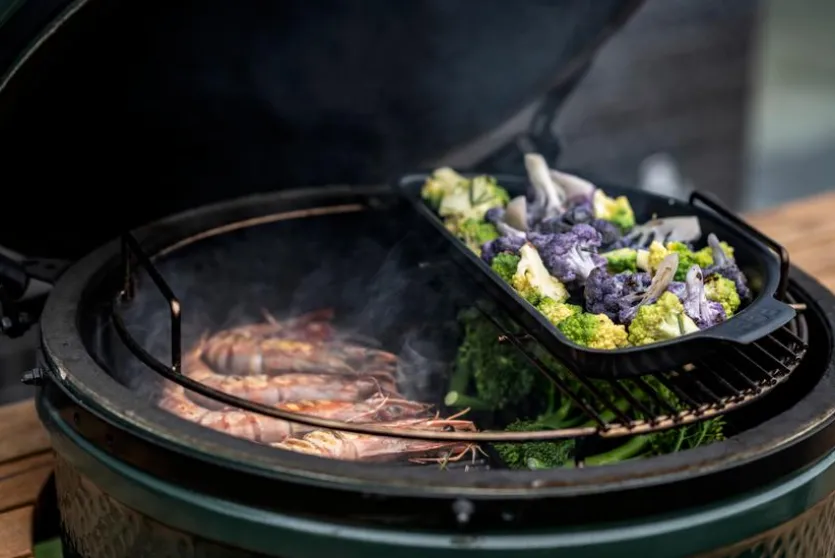 Grillrost Gelocht/Halbrund Larg