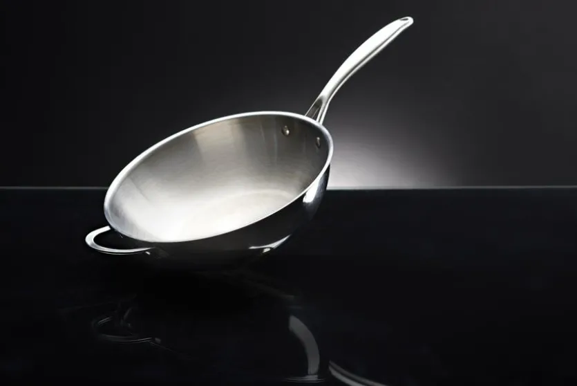 Grill-Wok Ø 30 cm Edelstahl