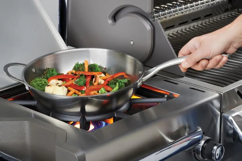 Grill-Wok Ø 30 cm Edelstahl